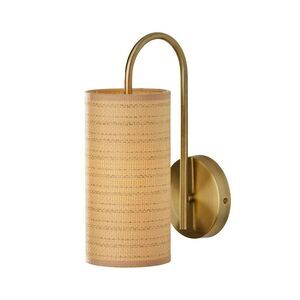 Adesso -  Mendoza Wall Lamp Brass: ETL Listed, 13.5"  Brass